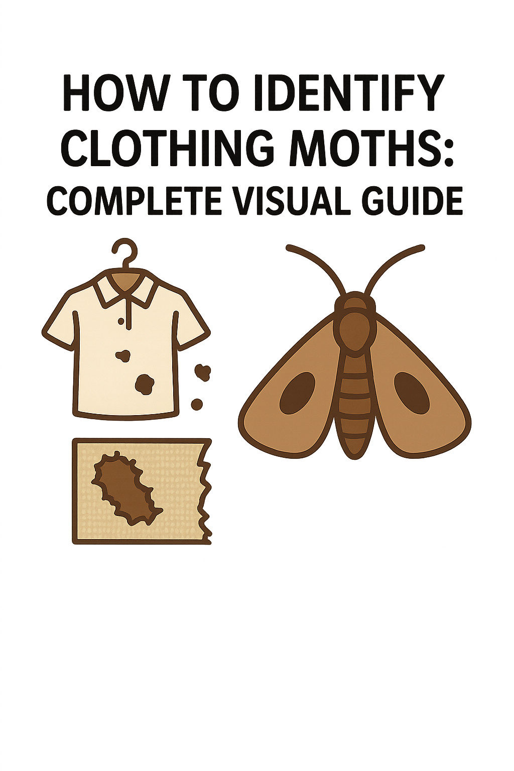 How to Identify Clothing Moths: Complete Visual Guide